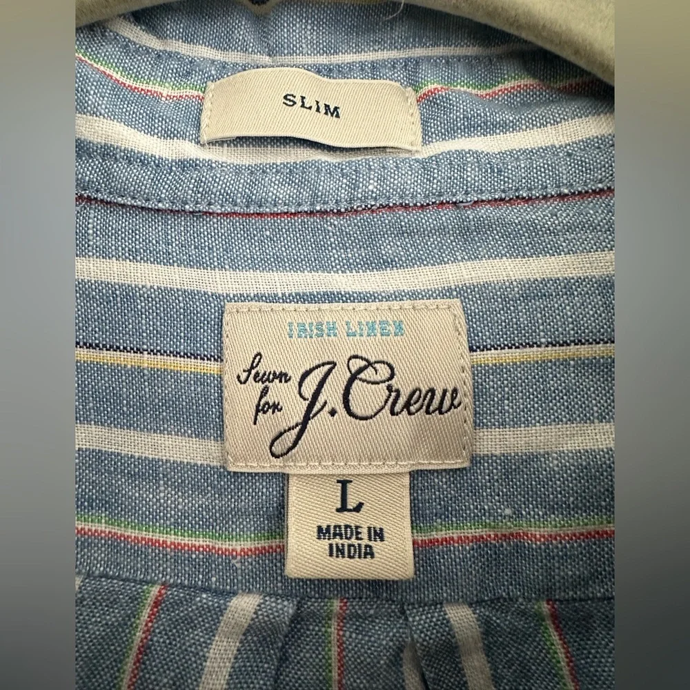 J. Crew linen button down - Picture 3 of 4